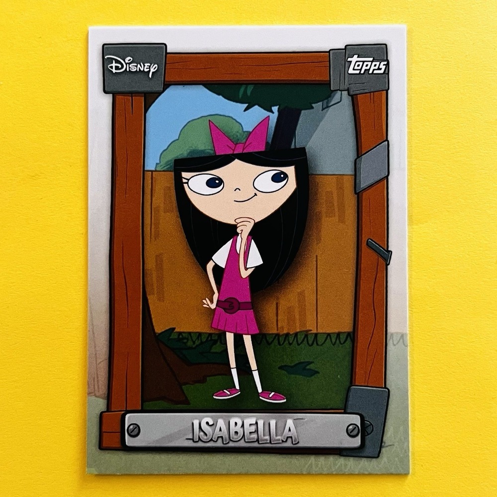 2026 Topps Disney Neon Isabella P&F-6 Phineas and Ferb Insert